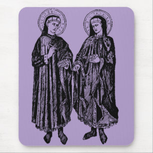 H. Cosmas en Damianus Patroonheiligen van de gezon Muismat