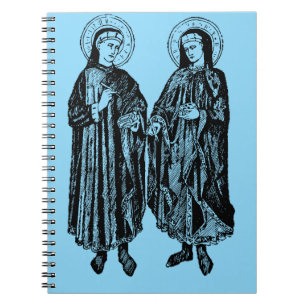 H. Cosmas en Damianus Patroonheiligen van de gezon Notitieboek