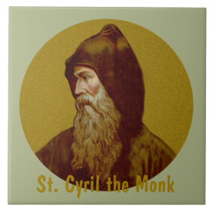 H. Cyril de Monnik (M 002) Tegeltje
