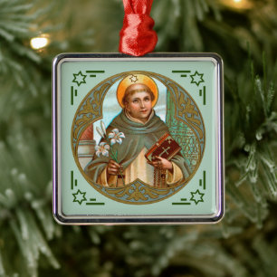 H. Dominicus de Guzman (BK 07) Metalen Ornament