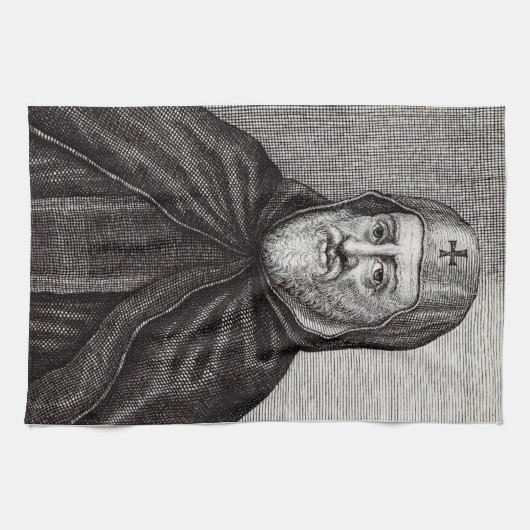 H. Ephrem de Syriër Leraar van de Boetedoening Kun Theedoek (Horizontaal)