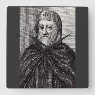 H. Ephrem de Syriër Leraar van de Boetedoening Kun Vierkante Klok