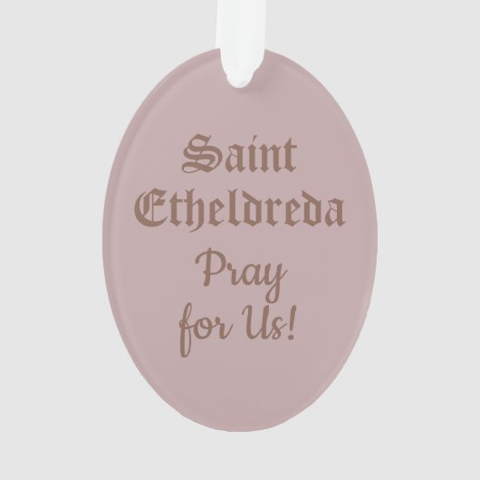 H. Etheldreda (Audrey) (P 003) Ornament (achterkant)