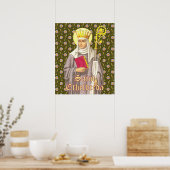 H. Etheldreda (Audrey) (P 003) Poster (Keuken)