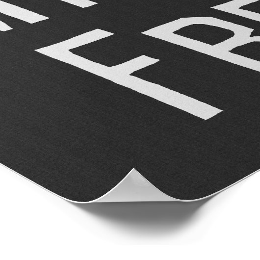 H&F Poster Rollsignbestemming (Hoek)