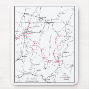 H&F System Map Mousepad Muismat