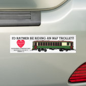 H&F Trolley H&FRHS-bumpersticker Bumpersticker (Op auto)