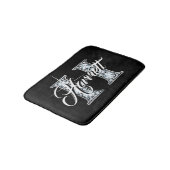 H Faux Diamond Monogram Badmat (Gekanteld)