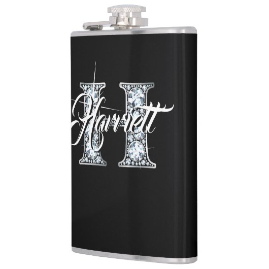 H Faux Diamond Monogram Heupfles (Links)