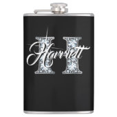 H Faux Diamond Monogram Heupfles (Voorkant)