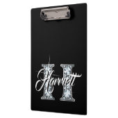 H Faux Diamond Monogram Klembord (Links)