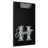 H Faux Diamond Monogram Klembord (Rechts)