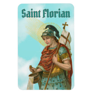 H. Florian met emmer (helder weer; M 019) Magneet