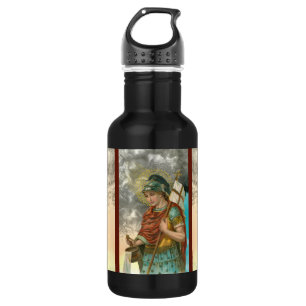 H. Florian met emmer (Rook; M 019) Waterfles