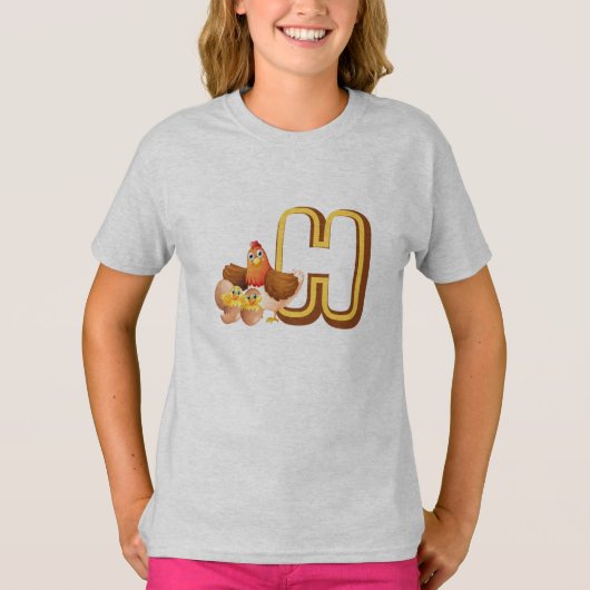 H for Hen T-shirt (Voorkant)