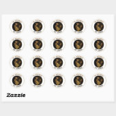 H. Franciscus van Assisi Bid Voor Ons Ronde Sticker (Vel)