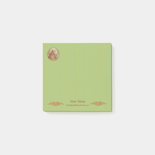 H. Franciscus van Assisi (BK 002) 3"x3" Post-it® Notes (Voorkant)