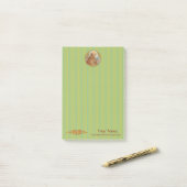H. Franciscus van Assisi (BK 002) 4"x6" Post-it® Notes (Op bureau)