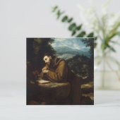 H. Franciscus van Assisi door Cigoli Feestdagenkaart (Staand voorkant)