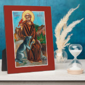 H. Franciscus van Assisi Patroonheilige van Dieren Fotoplaat (Zijkant)
