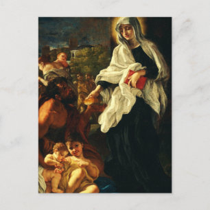 H. Franciscus van Rome Religieuze Mysticus Briefkaart