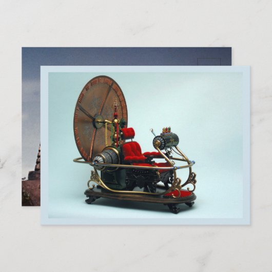 H.G. De tijdmachine verkent Briefkaart (Voorkant / Achterkant)