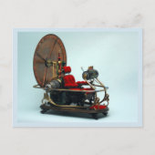 H.G. De tijdmachine verkent Briefkaart (Voorkant)