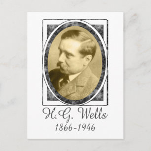 H. G. Wells Briefkaart