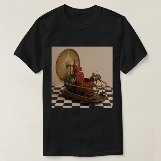 H.G. Wells, de tijdmachine T-shirt (Design voorkant)