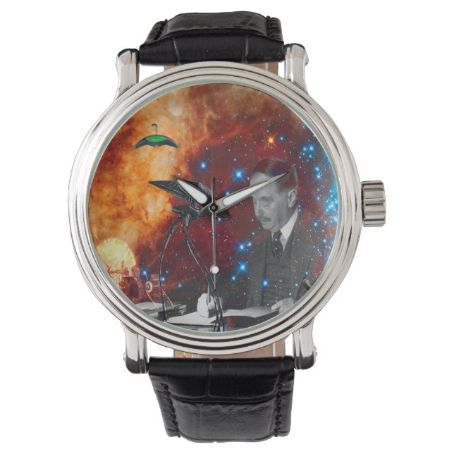 H.G.Wells Sciencefiction Horloge (Voorkant)