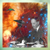 H.G.Wells Sciencefiction Raamsticker (Vel 3)