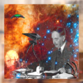 H.G.Wells Sciencefiction Raamsticker (Vel 2)