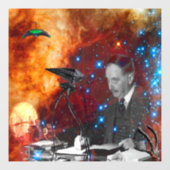 H.G.Wells Sciencefiction Raamsticker (Vel)
