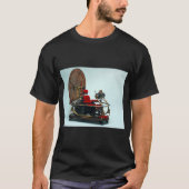 H.G. Wells' Time Machine uit zijn boek T-shirt (Voorkant)