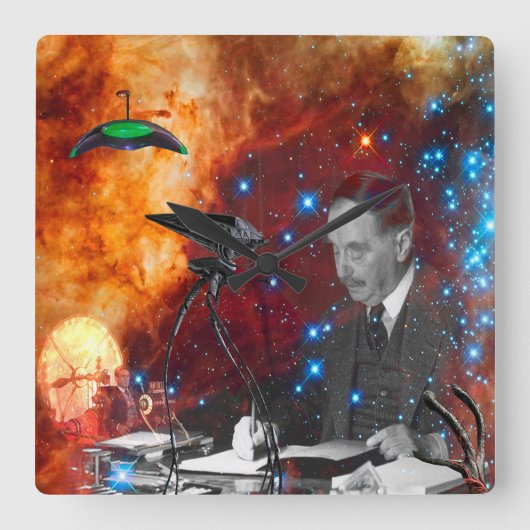 H.G.Wells Vierkante Klok (Voorkant)
