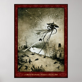 H G Wells War of the Worlds Poster 1
