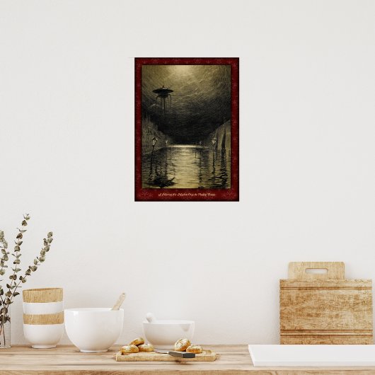 H G Wells War of the Worlds Poster 3 (Keuken)