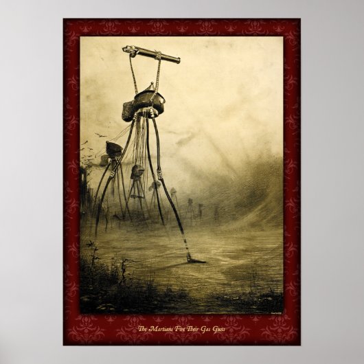 H G Wells War of the Worlds Poster 4 (Voorkant)