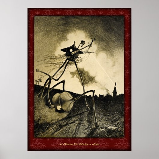 H G Wells War of the Worlds Poster 7 (Voorkant)