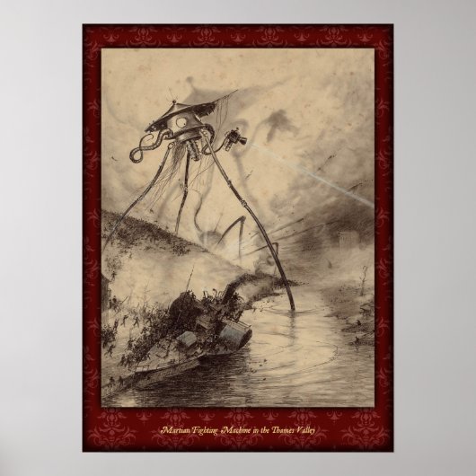 H G Wells War of the Worlds Poster 8 (Voorkant)