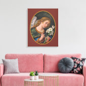 H. Gabriël de Aartsengel (M 035) Canvas Afdruk (Insitu (Woonkamer))