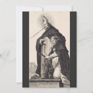 H.H. Albertus de Grote en Thomas van Aquino Fijne  Feestdagenkaart