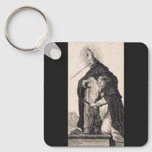 H.H. Albertus de Grote en Thomas van Aquino Fijne Sleutelhanger