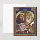 H.H. Cyrillus en Methodius Apostelen van de Slaven (Voorkant / Achterkant)