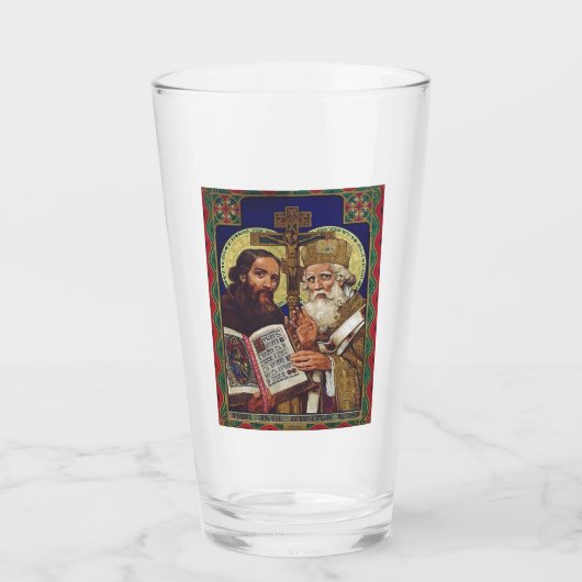 H.H. Cyrillus en Methodius Apostelen van de Slaven Glas (Voorkant)