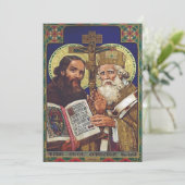 H.H. Cyrillus en Methodius Apostelen van de Slaven Kaart (Staand voorkant)