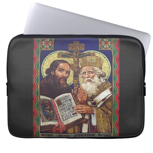H.H. Cyrillus en Methodius Apostelen van de Slaven Laptop Sleeve (Voorkant)