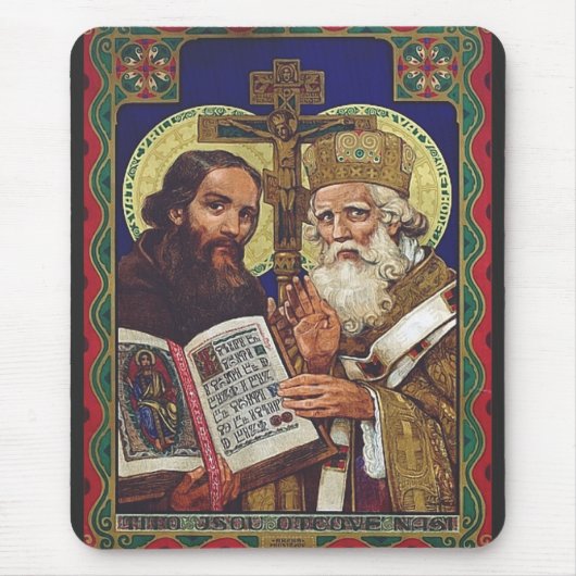 H.H. Cyrillus en Methodius Apostelen van de Slaven Muismat (Voorkant)