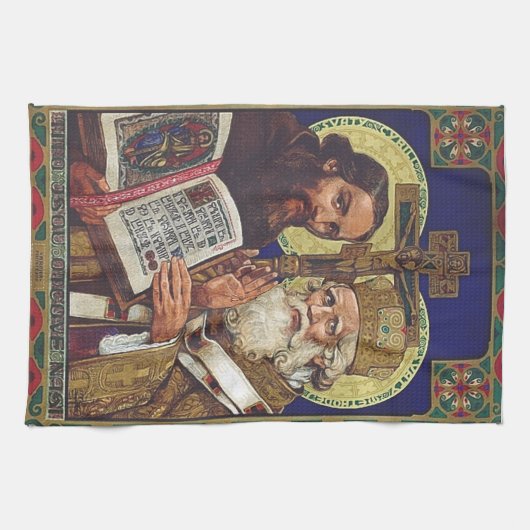 H.H. Cyrillus en Methodius Apostelen van de Slaven Theedoek (Horizontaal)