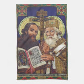 H.H. Cyrillus en Methodius Apostelen van de Slaven Theedoek (Verticaal)
